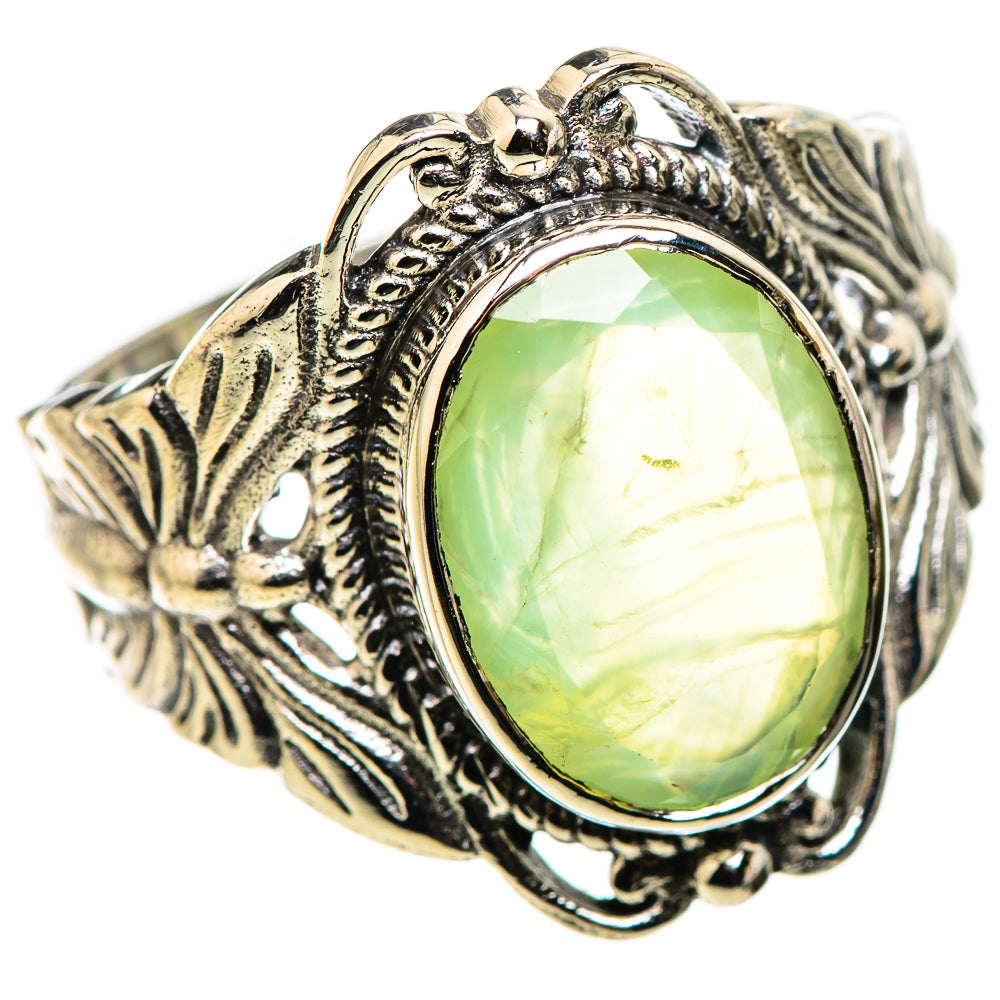 Prehnite Rings handcrafted by Anasilvercos - RING130950 - Photo 2
