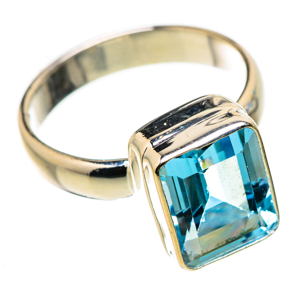 Blue Topaz Rings handcrafted by Anasilvercos - RING130961 - Photo 2