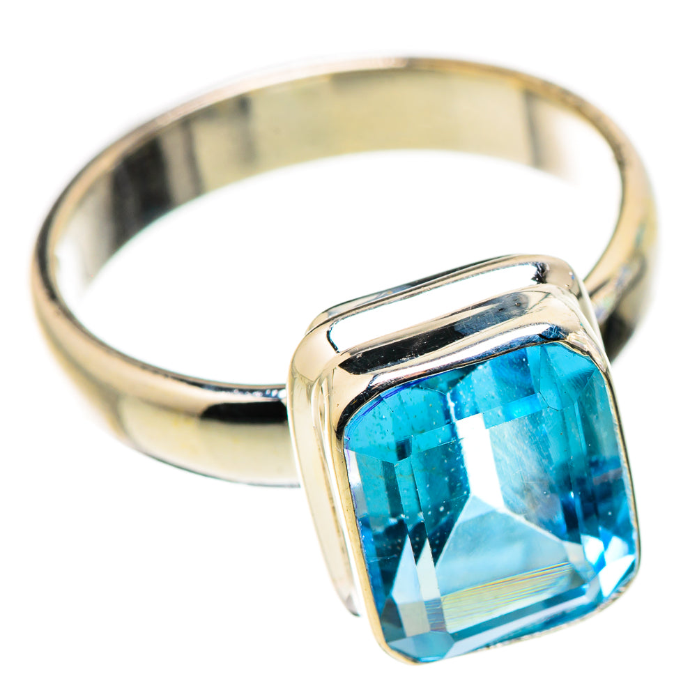 Blue Topaz Rings handcrafted by Anasilvercos - RING130979 - Photo 2
