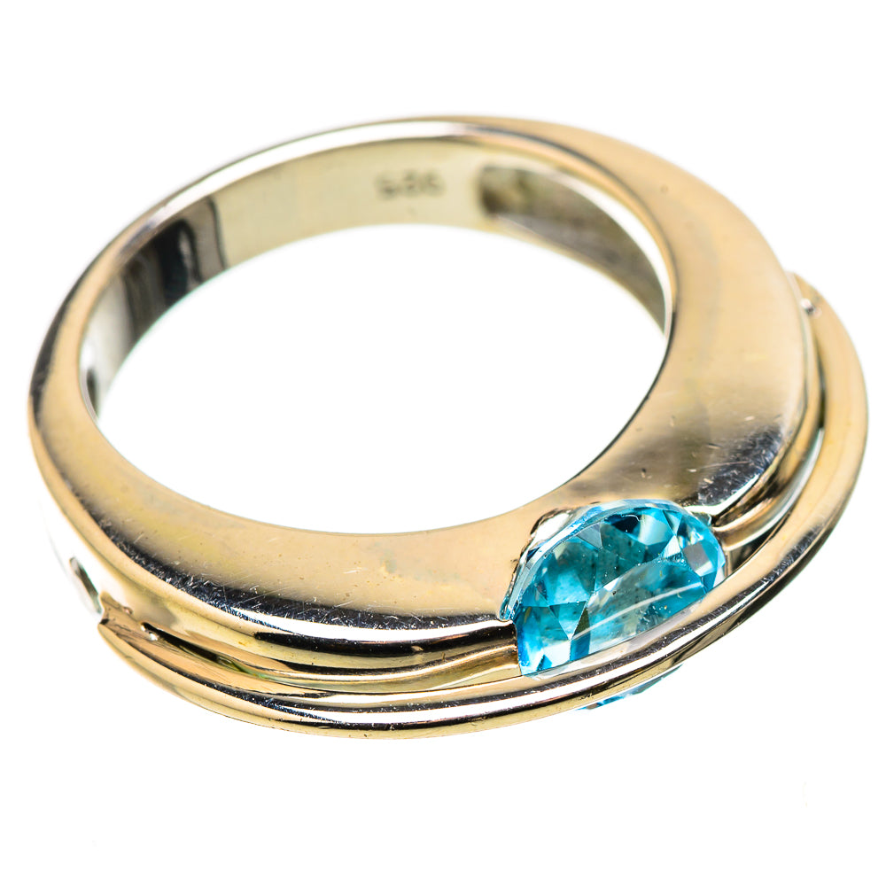 Blue Topaz Rings handcrafted by Anasilvercos - RING130983 - Photo 2