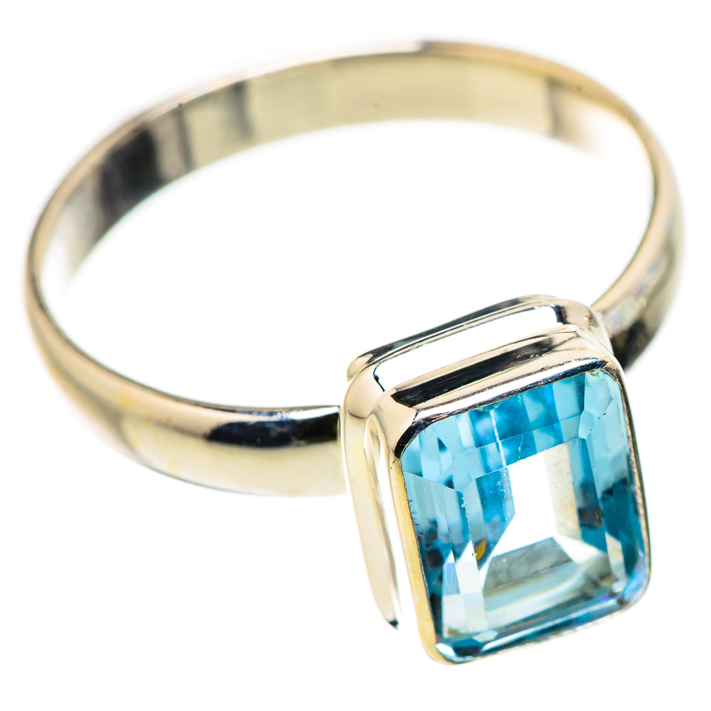 Blue Topaz Rings handcrafted by Anasilvercos - RING130987 - Photo 2