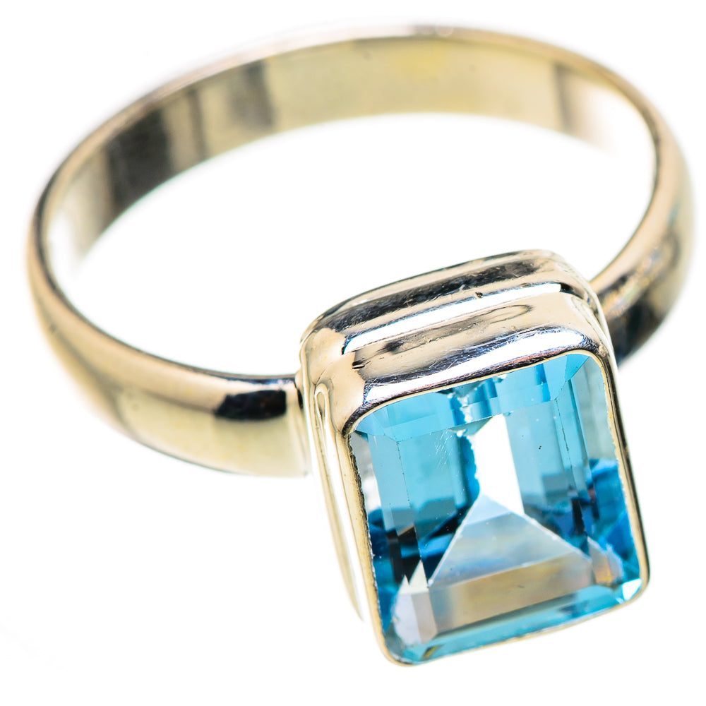 Blue Topaz Rings handcrafted by Anasilvercos - RING131000 - Photo 2