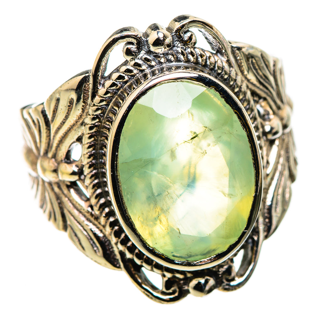 Prehnite Rings handcrafted by Anasilvercos - RING131002 - Photo 2
