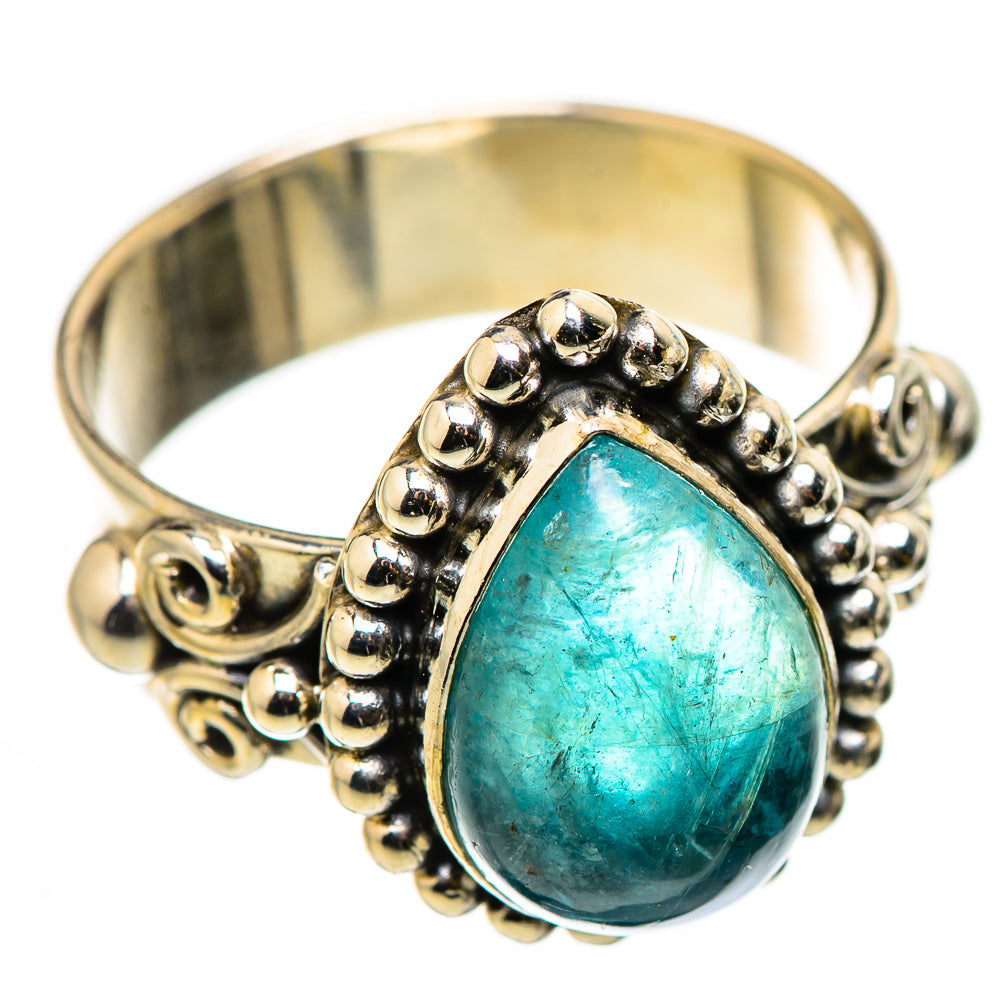 Apatite Rings handcrafted by Anasilvercos - RING131007 - Photo 2
