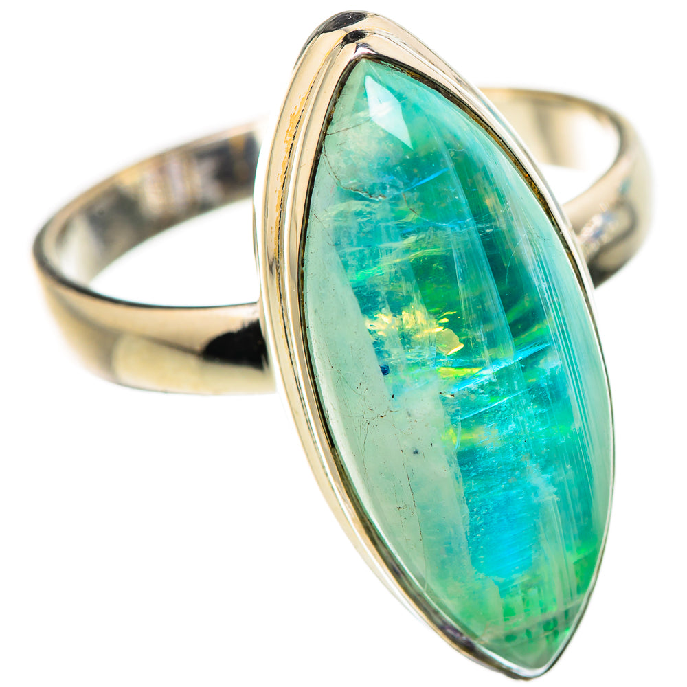 Green Moonstone Rings handcrafted by Anasilvercos - RING131013 - Photo 2