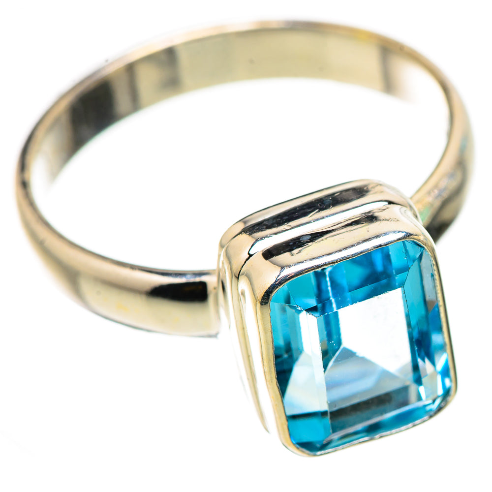 Blue Topaz Rings handcrafted by Anasilvercos - RING131067 - Photo 2