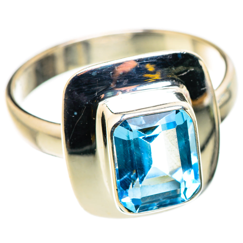 Blue Topaz Rings handcrafted by Anasilvercos - RING131075 - Photo 2