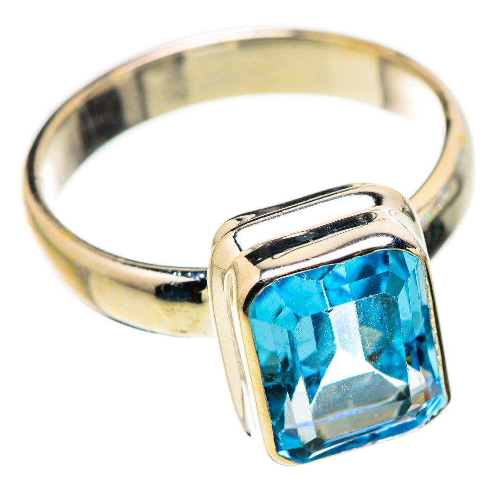 Blue Topaz Rings handcrafted by Anasilvercos - RING131079 - Photo 2