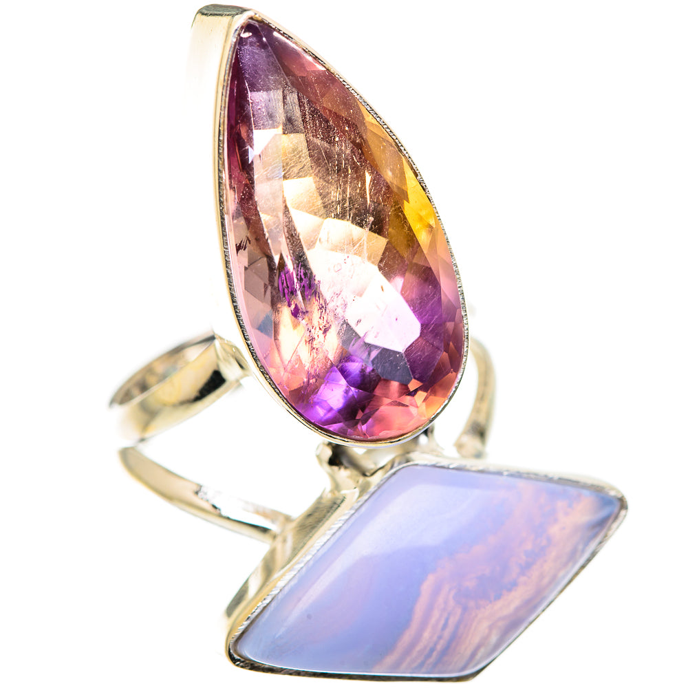 Faceted Ametrine Rings handcrafted by Anasilvercos - RING131094 - Photo 2