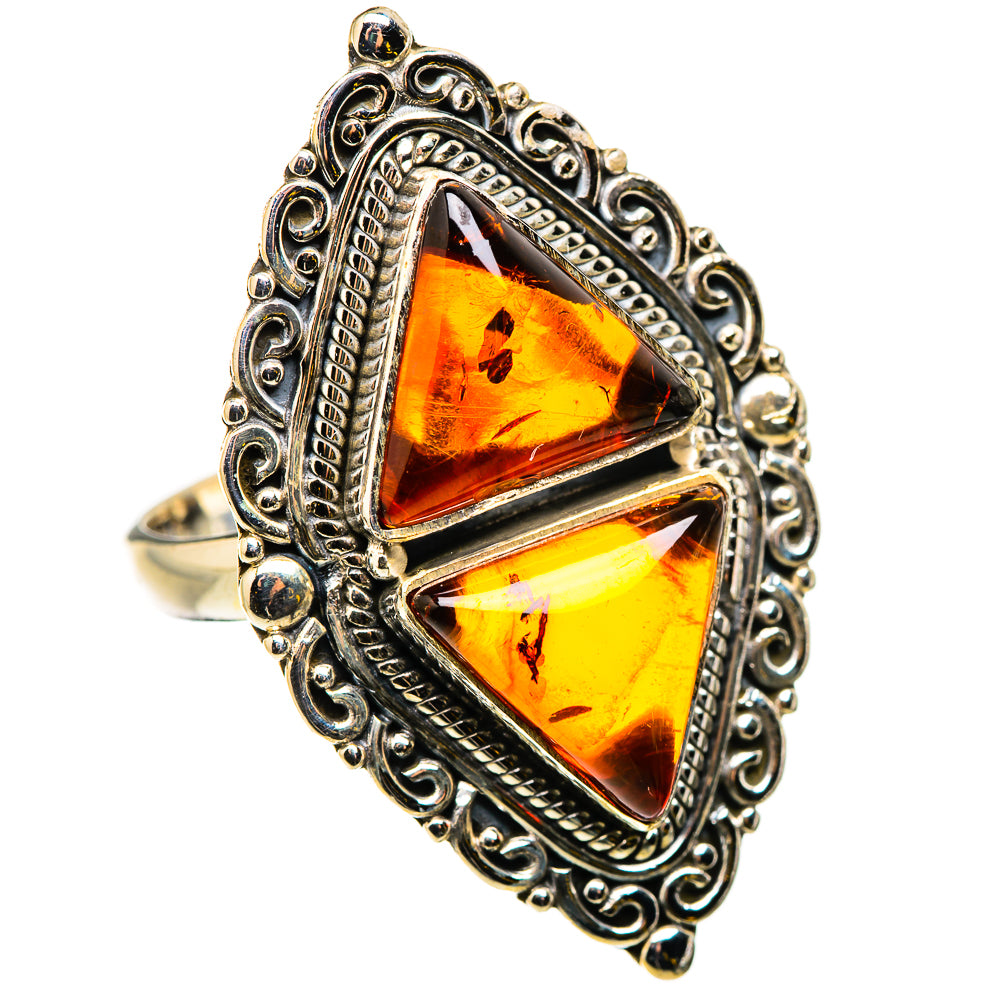Baltic Amber Rings handcrafted by Anasilvercos - RING131099 - Photo 2