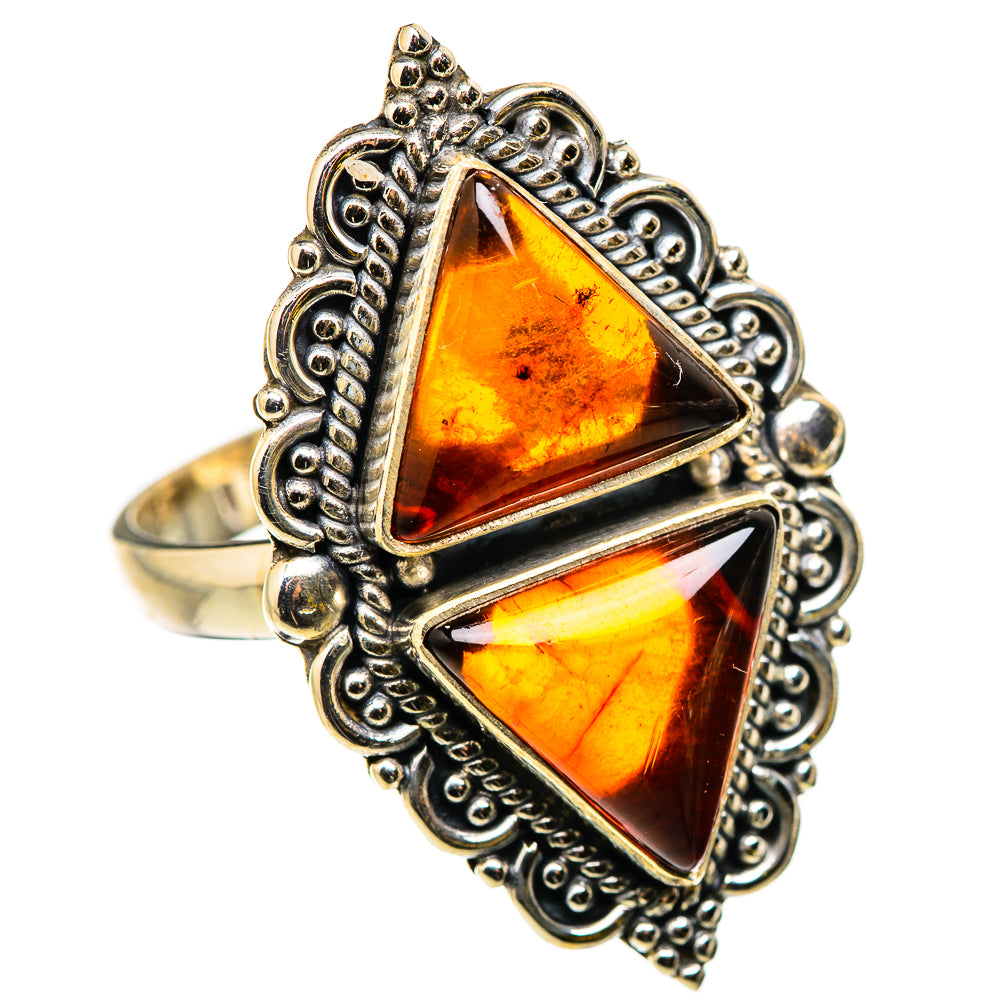 Baltic Amber Rings handcrafted by Anasilvercos - RING131111 - Photo 2