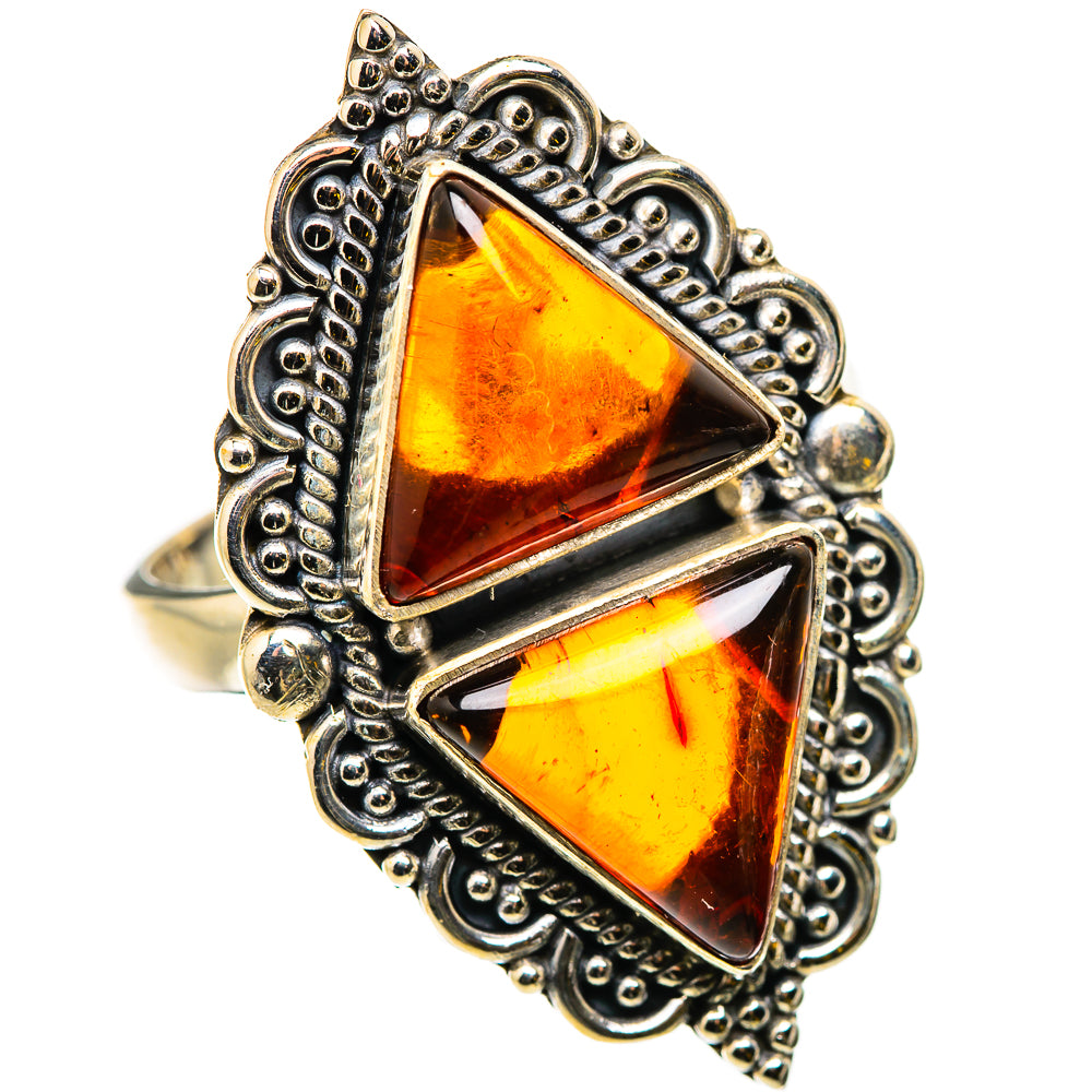 Baltic Amber Rings handcrafted by Anasilvercos - RING131123 - Photo 2