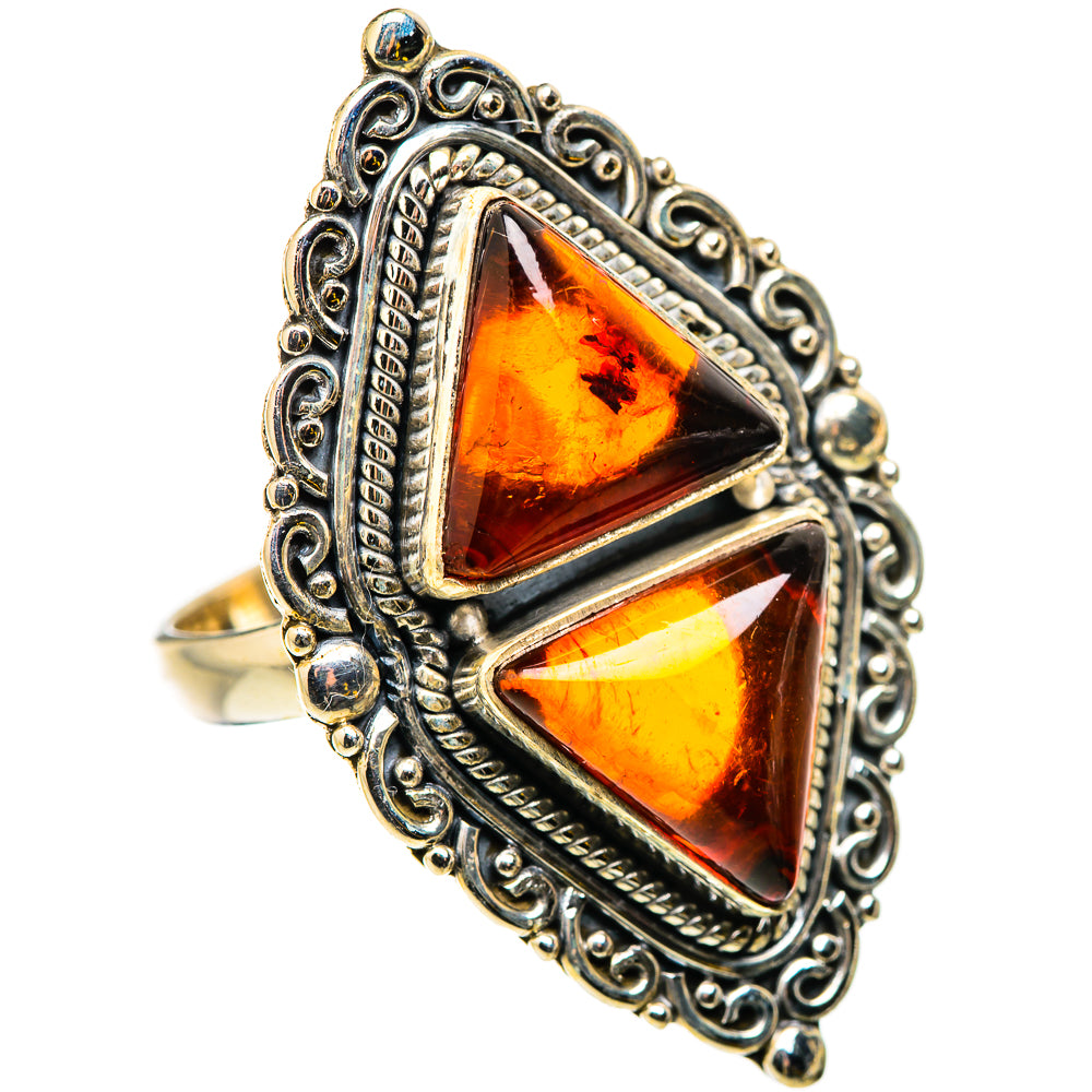 Baltic Amber Rings handcrafted by Anasilvercos - RING131124 - Photo 2