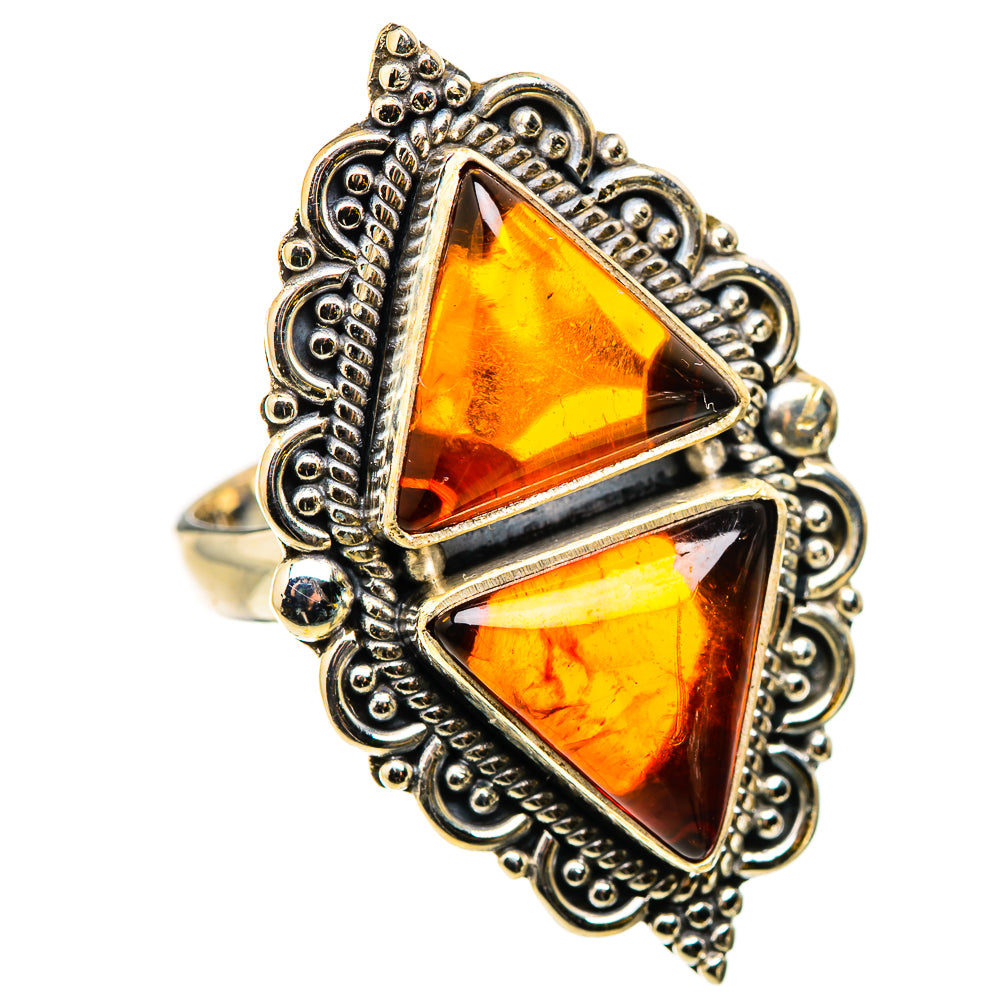 Baltic Amber Rings handcrafted by Anasilvercos - RING131132 - Photo 2