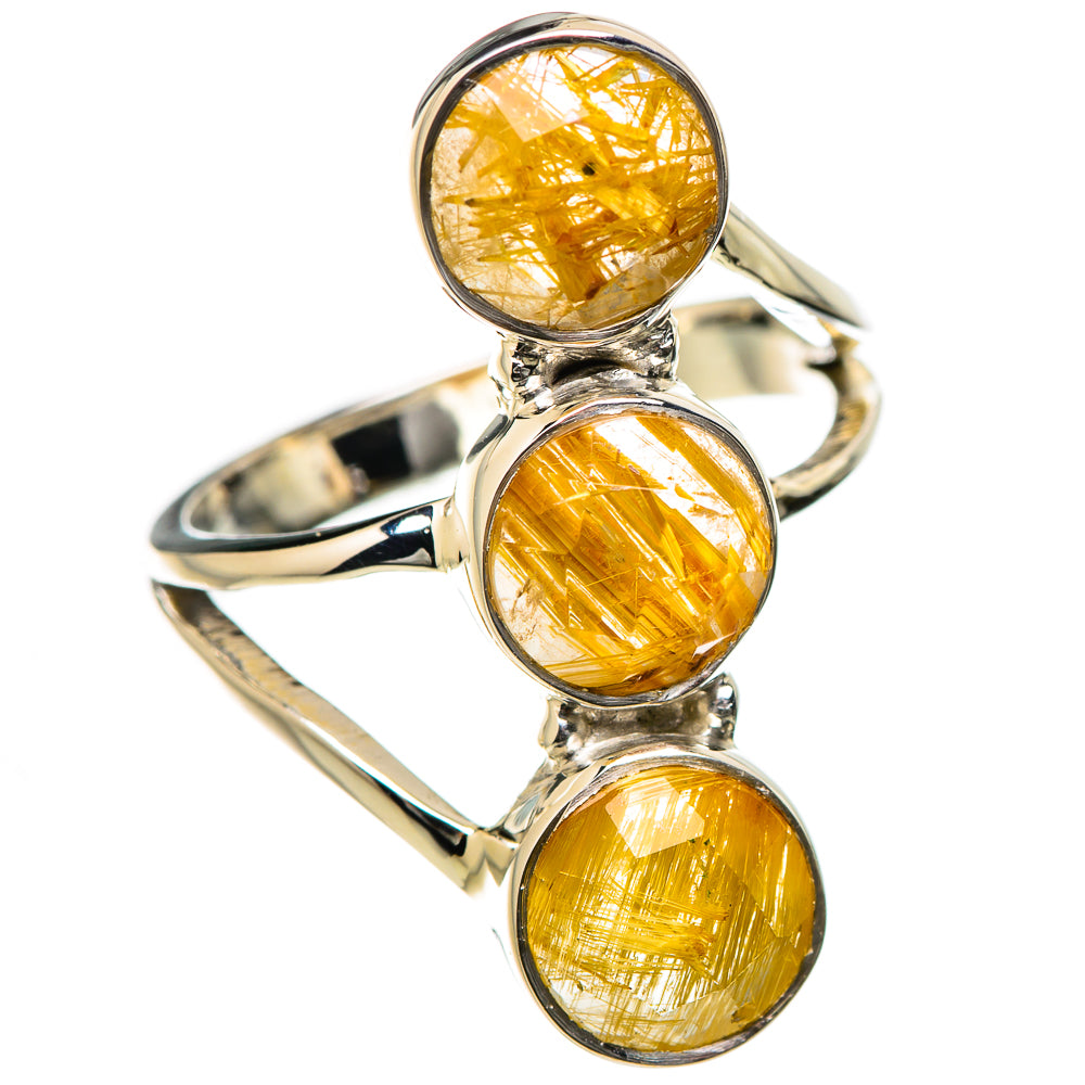 Rutilated Quartz Rings handcrafted by Anasilvercos - RING131165 - Photo 2