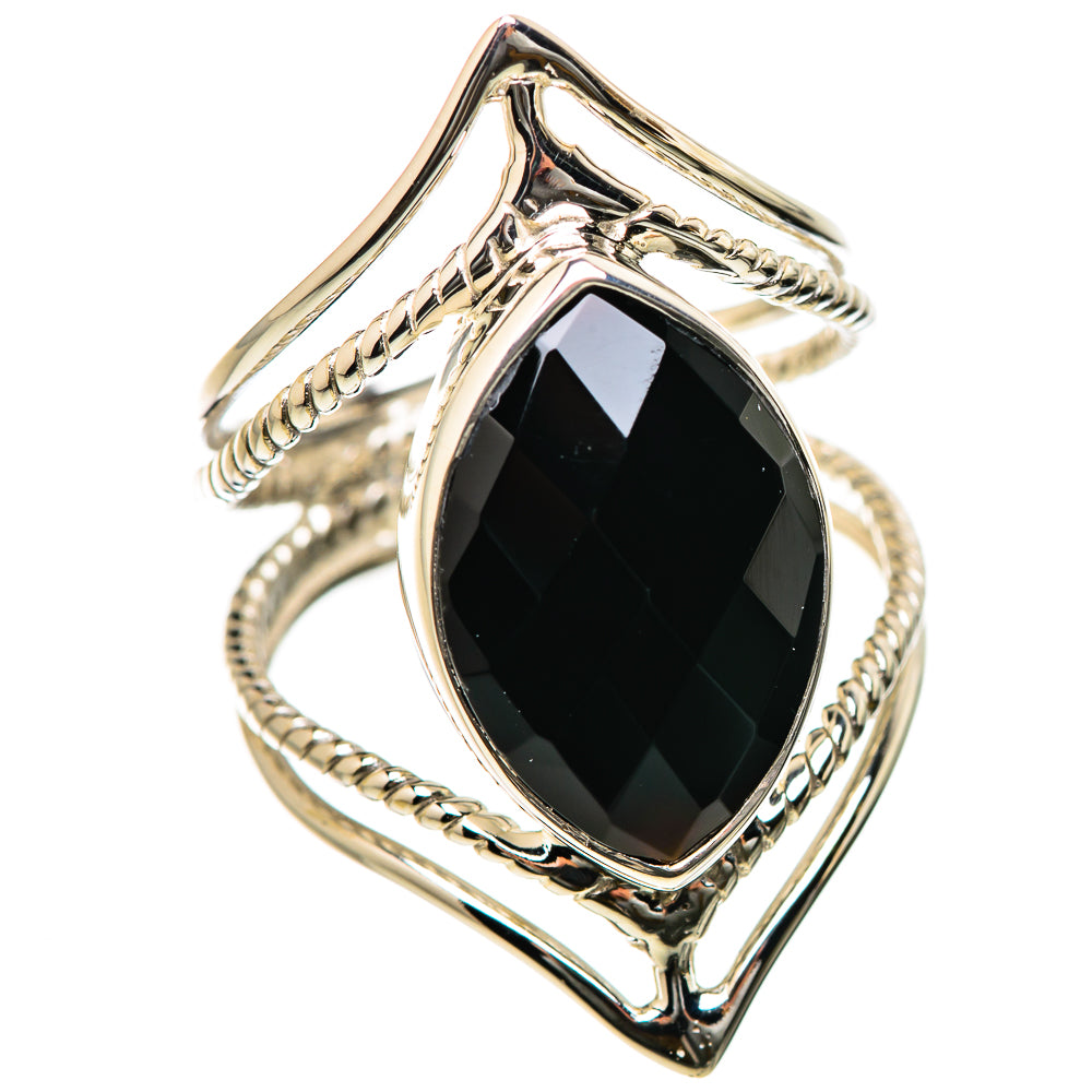 Black Onyx Rings handcrafted by Anasilvercos - RING131167 - Photo 2