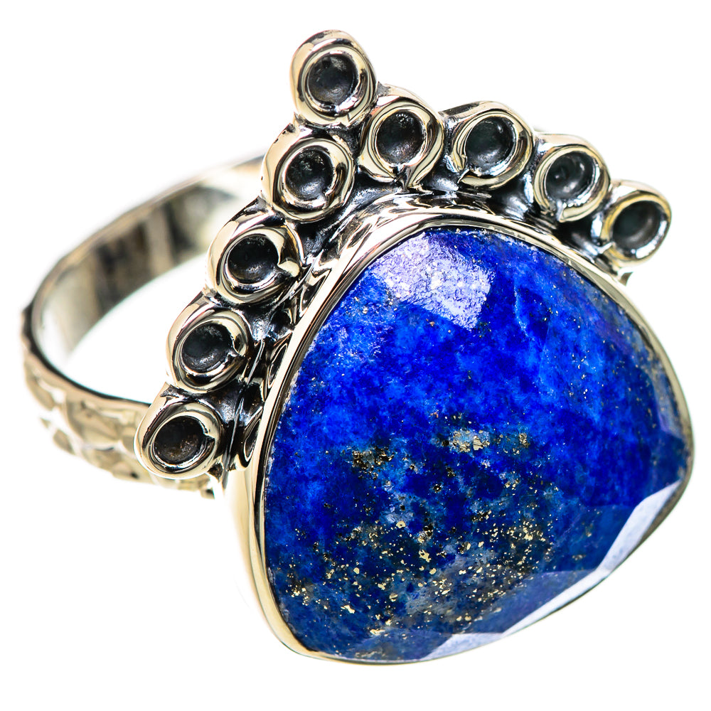 Lapis Lazuli Rings handcrafted by Anasilvercos - RING131176 - Photo 2