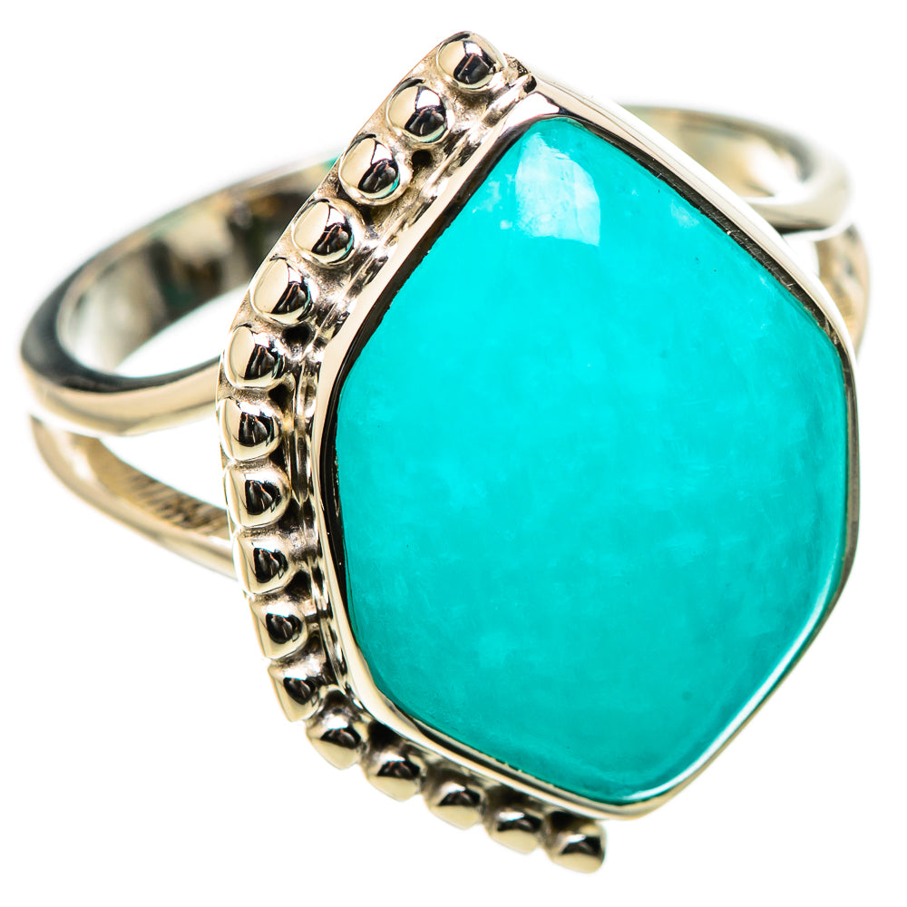 Amazonite Rings handcrafted by Anasilvercos - RING131178 - Photo 2