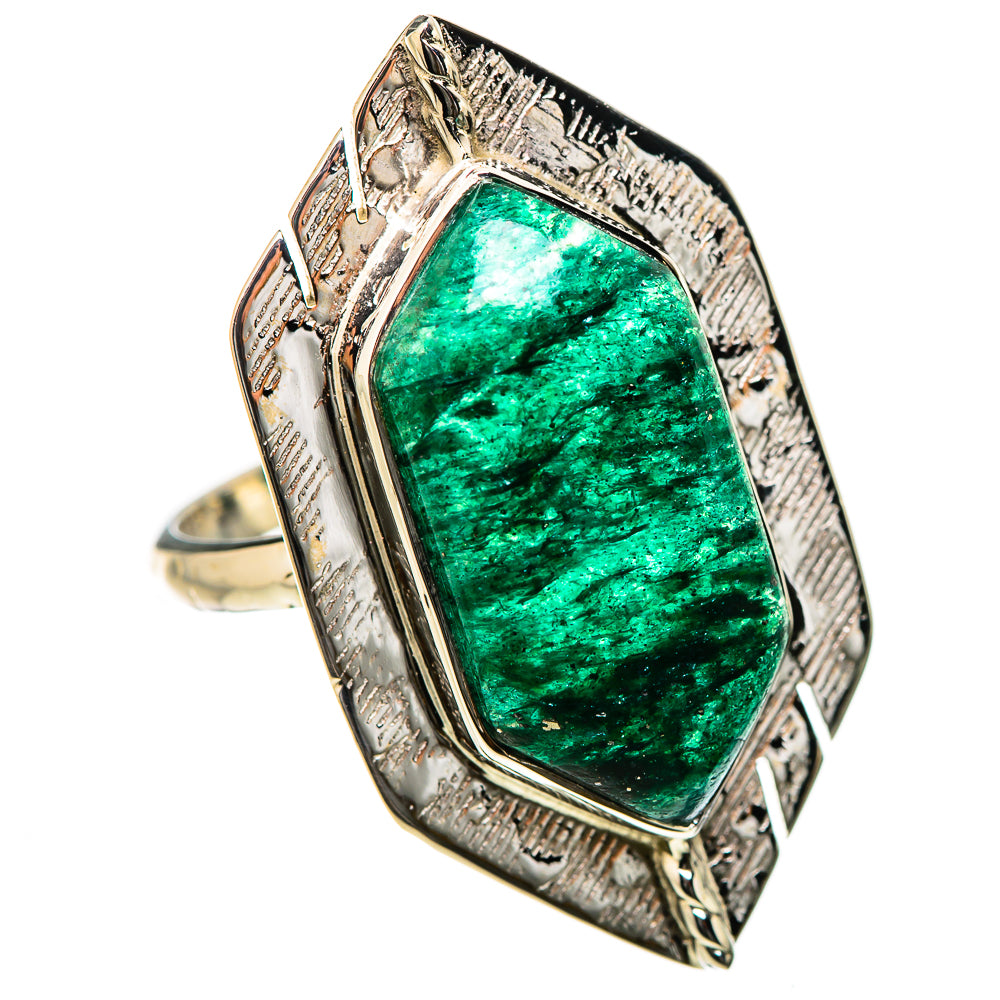 Green Aventurine Rings handcrafted by Anasilvercos - RING131213 - Photo 2