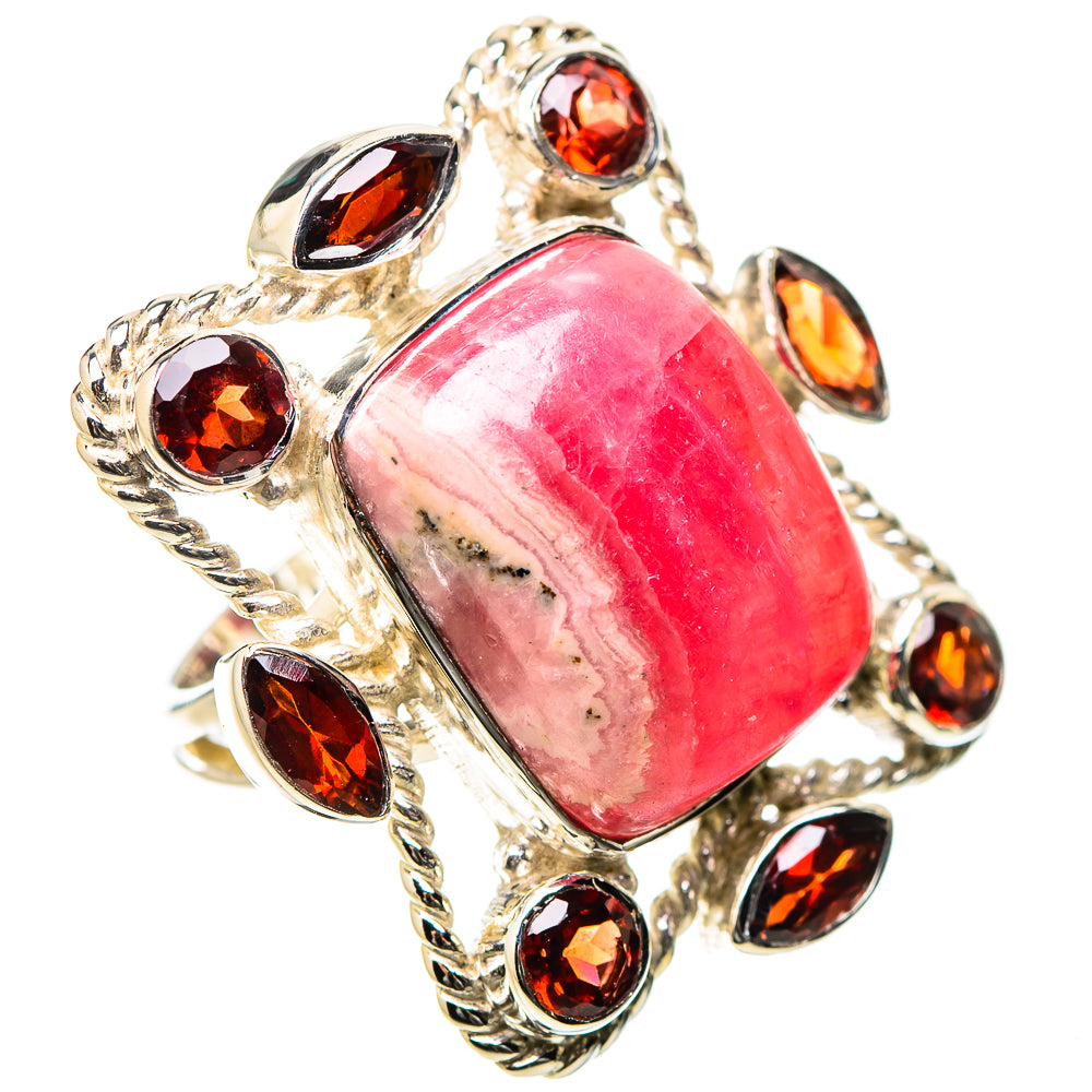 Rhodochrosite Rings handcrafted by Anasilvercos - RING131279 - Photo 2