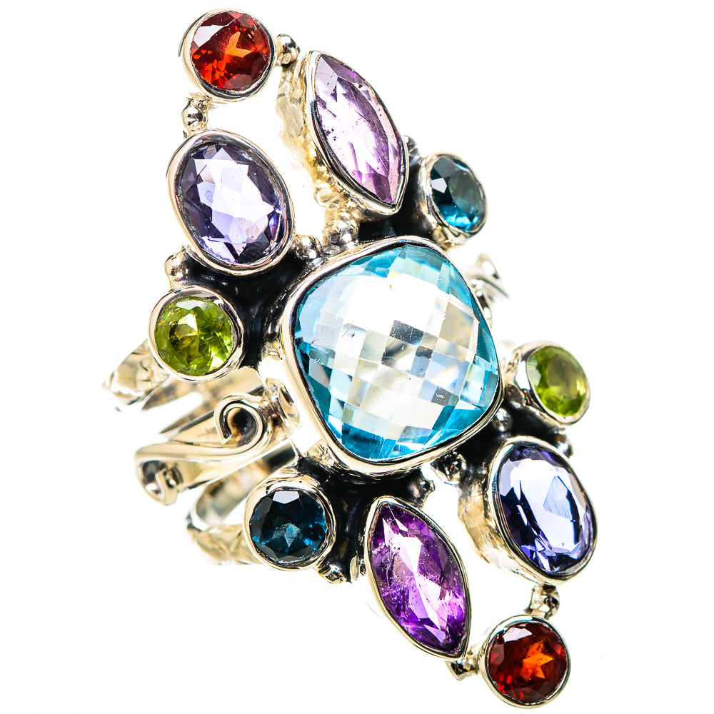 Blue Topaz Rings handcrafted by Anasilvercos - RING131299 - Photo 2