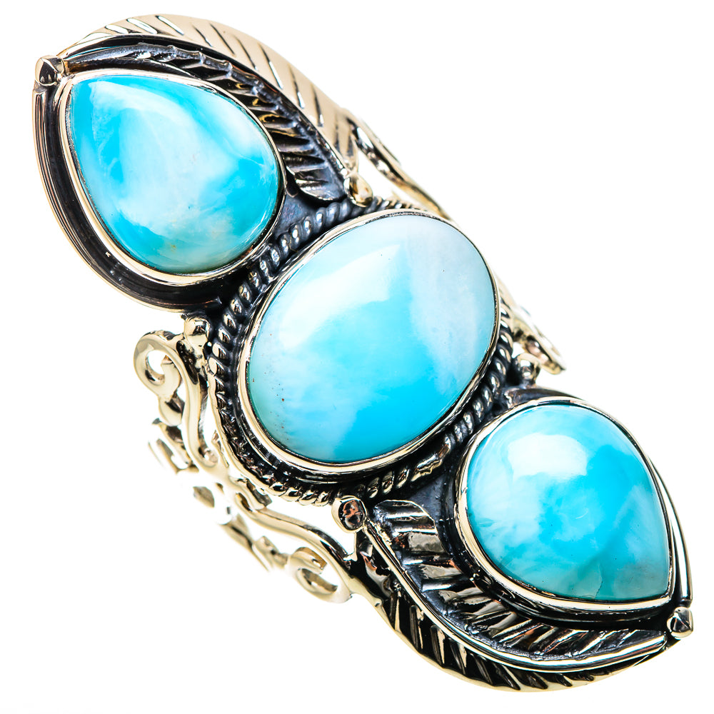 Larimar Rings handcrafted by Anasilvercos - RING131303 - Photo 2