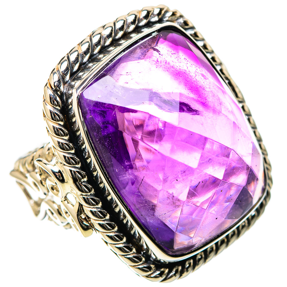 Amethyst Rings handcrafted by Anasilvercos - RING131315 - Photo 2