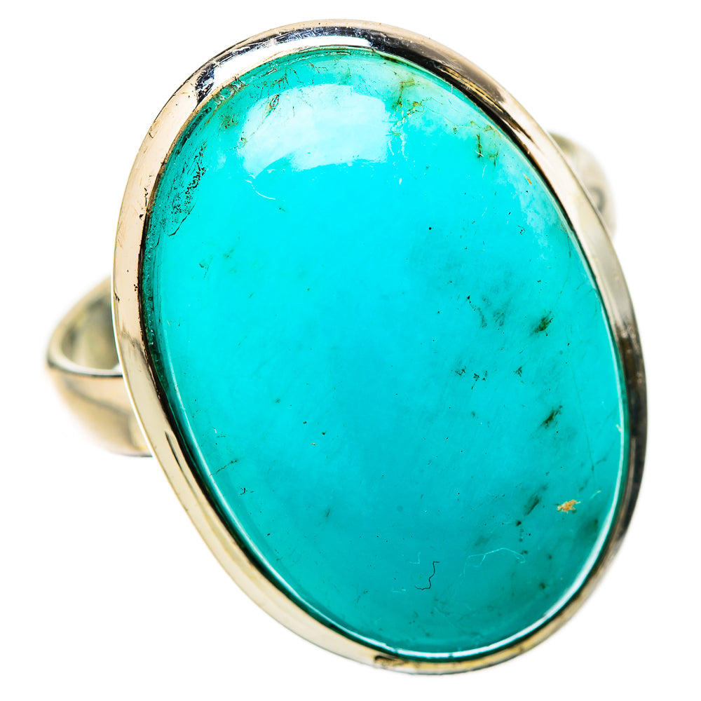 Peruvian Amazonite Rings handcrafted by Anasilvercos - RING131397 - Photo 2