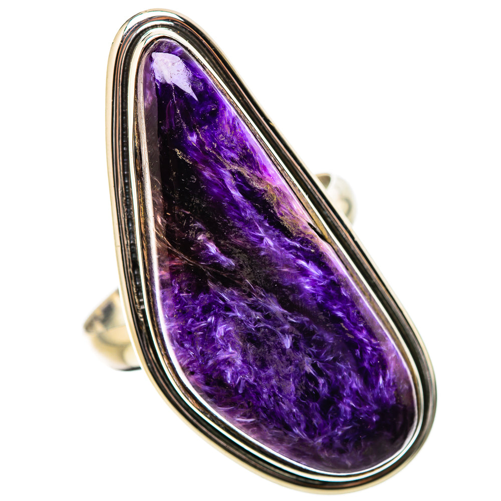 Charoite Rings handcrafted by Anasilvercos - RING131403 - Photo 2