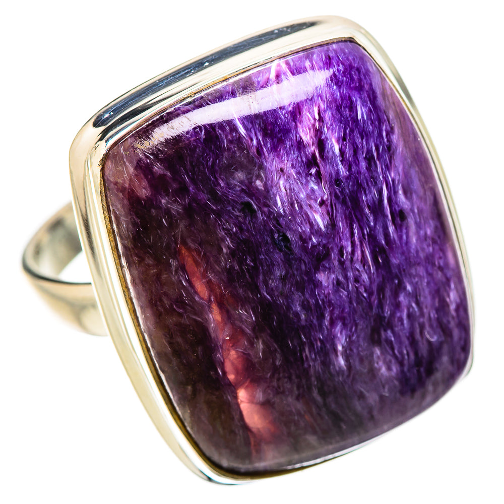 Charoite Rings handcrafted by Anasilvercos - RING131419 - Photo 2