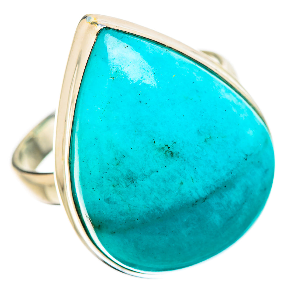 Peruvian Amazonite Rings handcrafted by Anasilvercos - RING131430 - Photo 2
