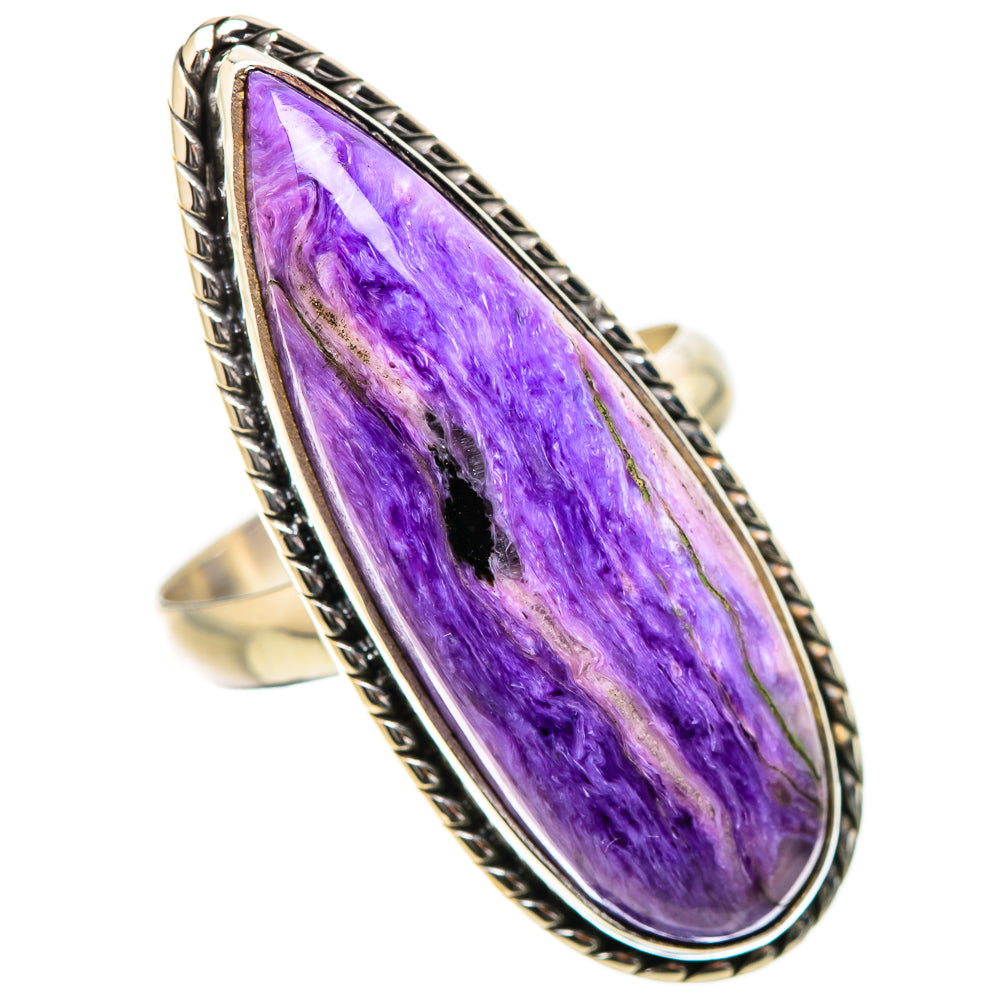 Charoite Rings handcrafted by Anasilvercos - RING131437 - Photo 2
