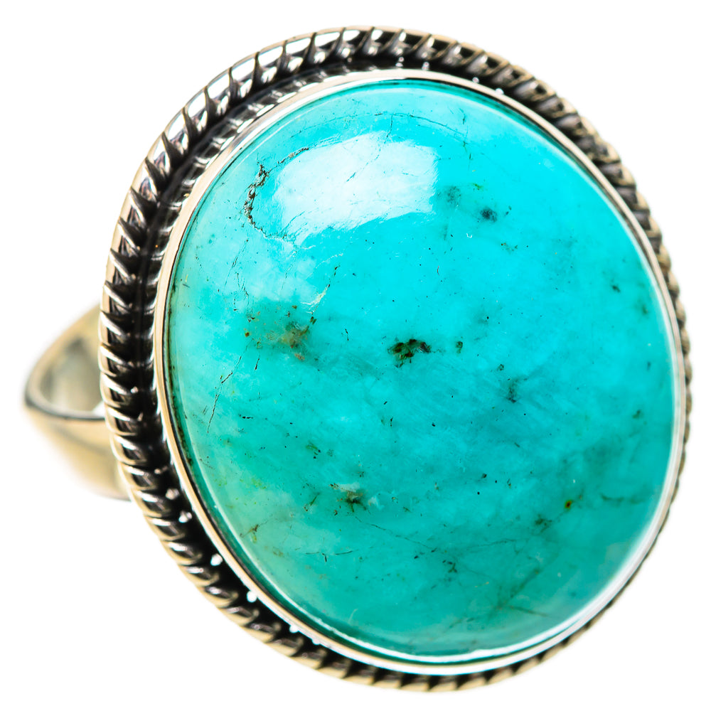Peruvian Amazonite Rings handcrafted by Anasilvercos - RING131467 - Photo 2