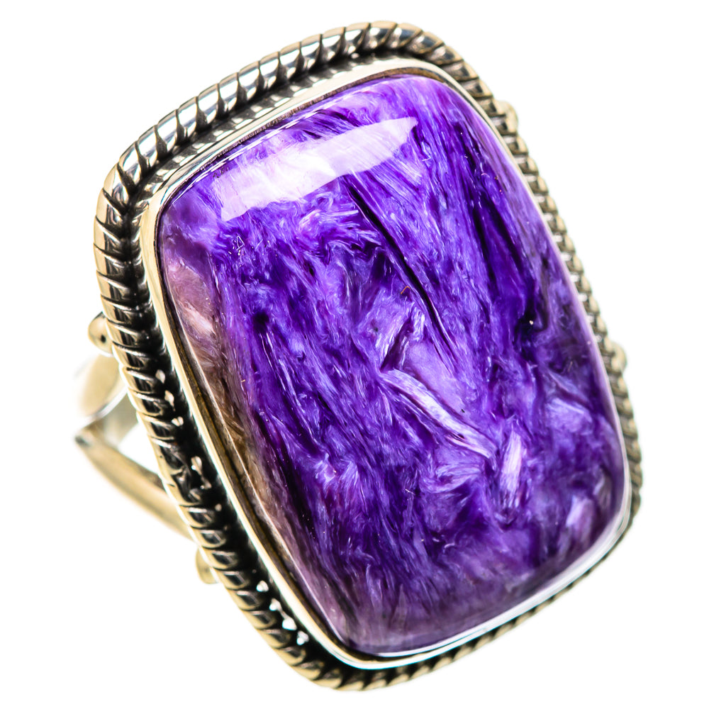 Charoite Rings handcrafted by Anasilvercos - RING131472 - Photo 2