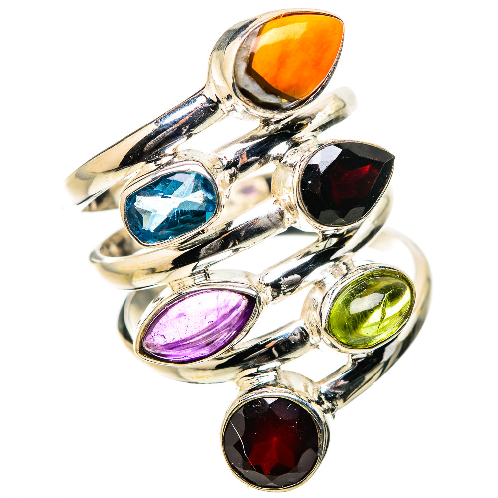 Garnet Rings handcrafted by Anasilvercos - RING131500 - Photo 2