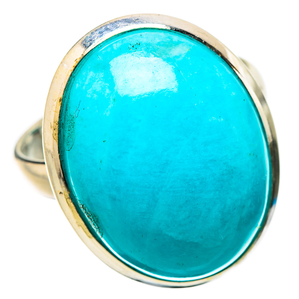 Peruvian Amazonite Rings handcrafted by Anasilvercos - RING131507 - Photo 2