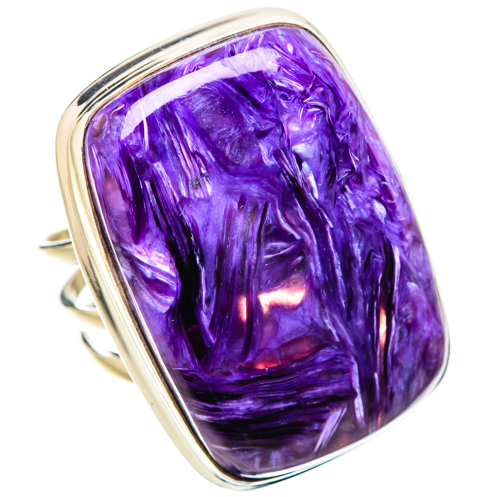 Charoite Rings handcrafted by Anasilvercos - RING131515 - Photo 2