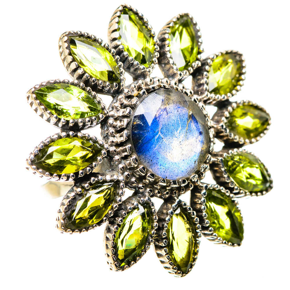 Labradorite Rings handcrafted by Anasilvercos - RING131526 - Photo 2