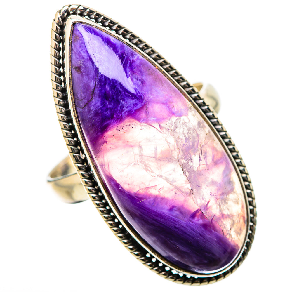 Charoite Rings handcrafted by Anasilvercos - RING131539 - Photo 2
