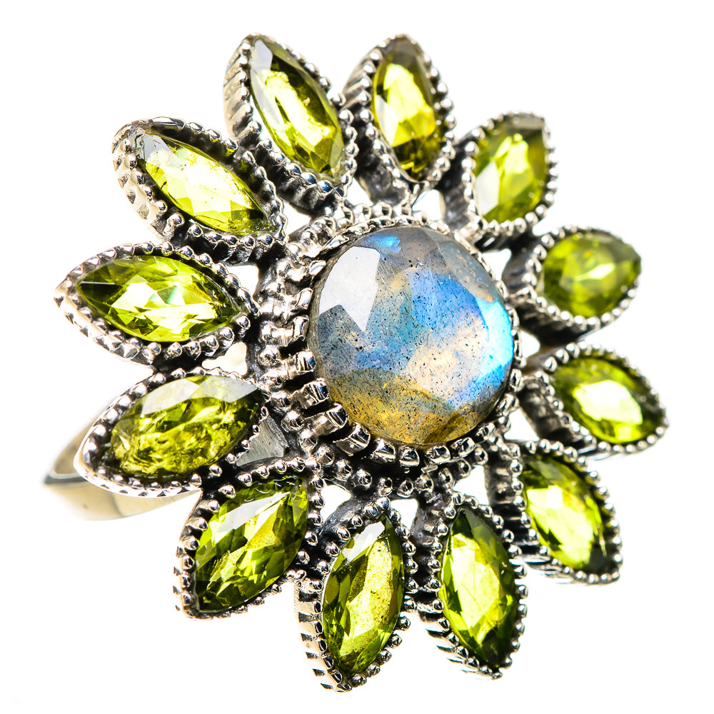 Labradorite Rings handcrafted by Anasilvercos - RING131542 - Photo 2