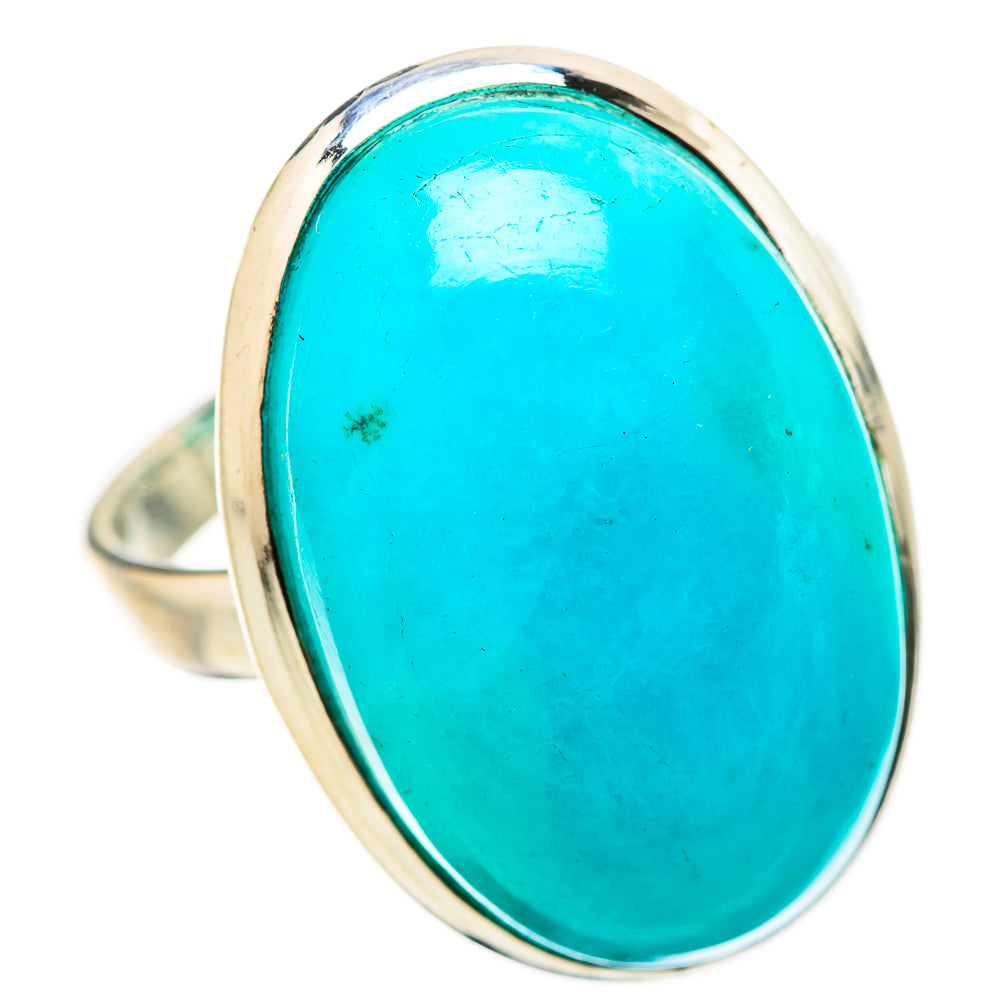 Peruvian Amazonite Rings handcrafted by Anasilvercos - RING131603 - Photo 2