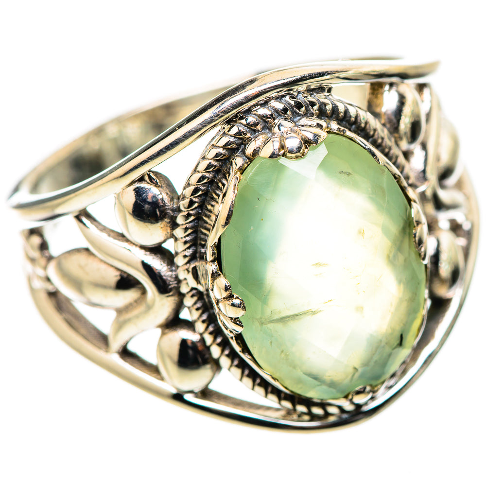 Prehnite Rings handcrafted by Anasilvercos - RING131604 - Photo 2