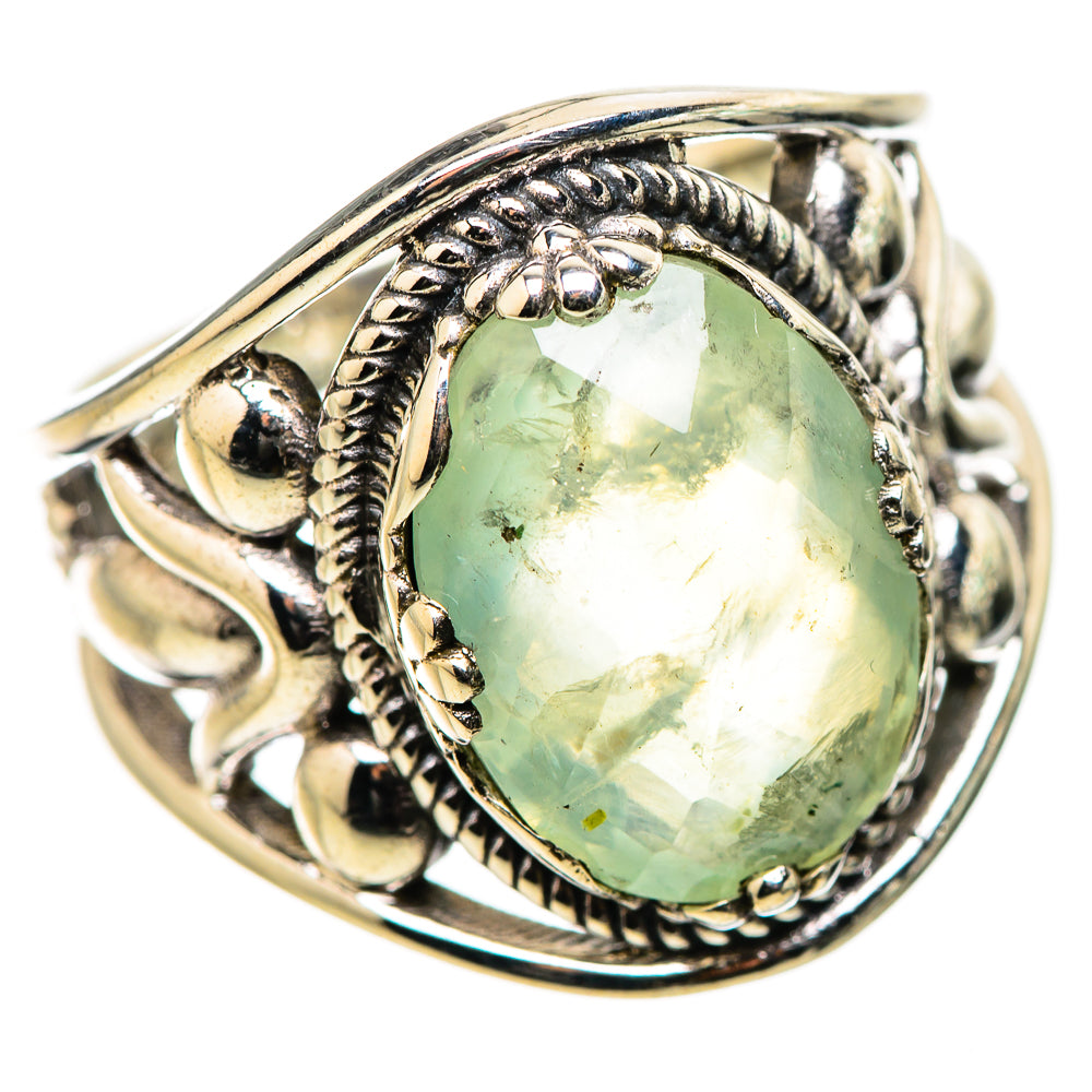 Prehnite Rings handcrafted by Anasilvercos - RING131613 - Photo 2