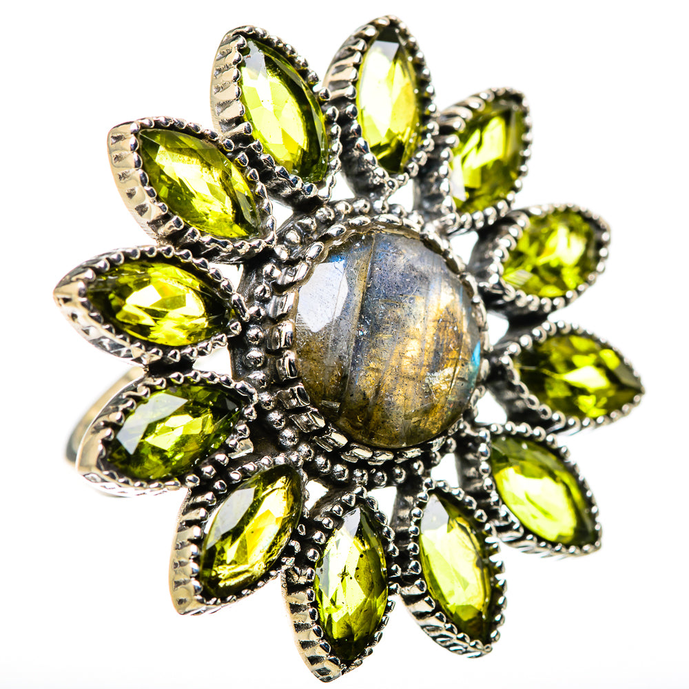 Labradorite Rings handcrafted by Anasilvercos - RING131643 - Photo 2