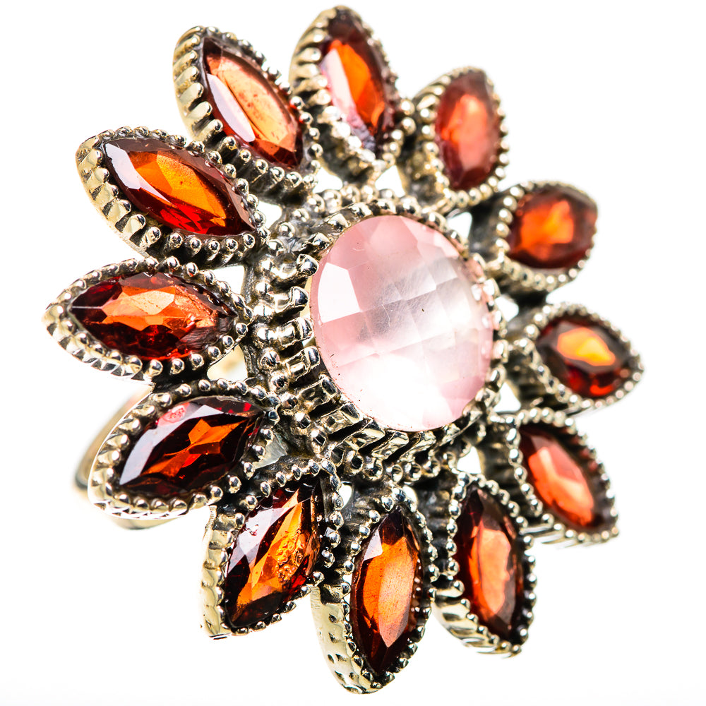Rose Quartz Rings handcrafted by Anasilvercos - RING131644 - Photo 2