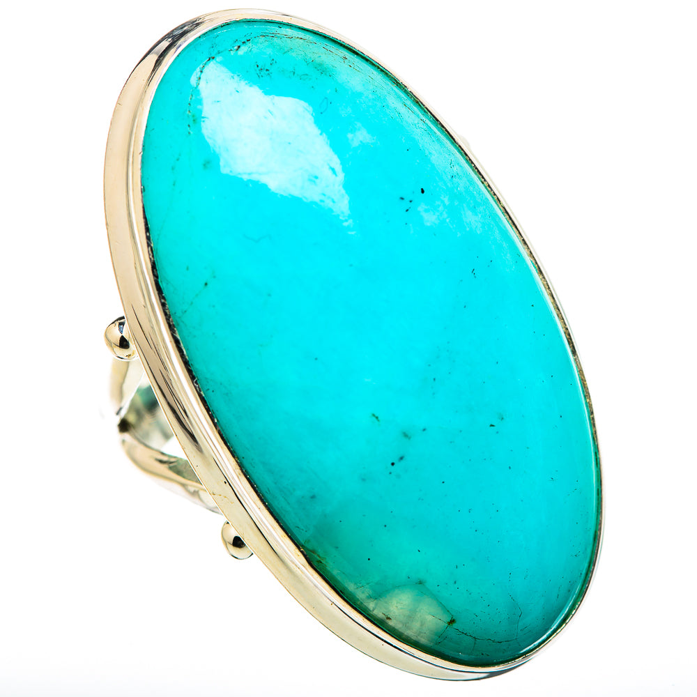 Peruvian Amazonite Rings handcrafted by Anasilvercos - RING131671 - Photo 2