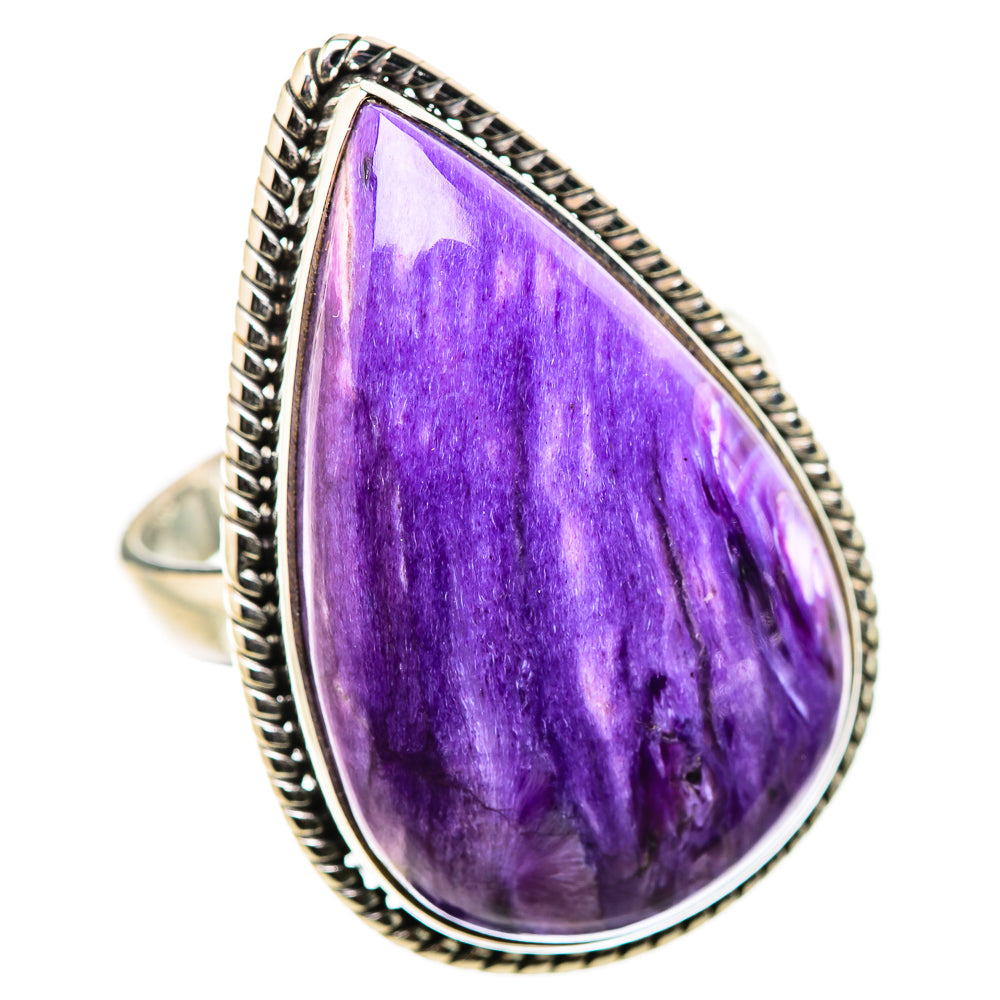 Charoite Rings handcrafted by Anasilvercos - RING131675 - Photo 2