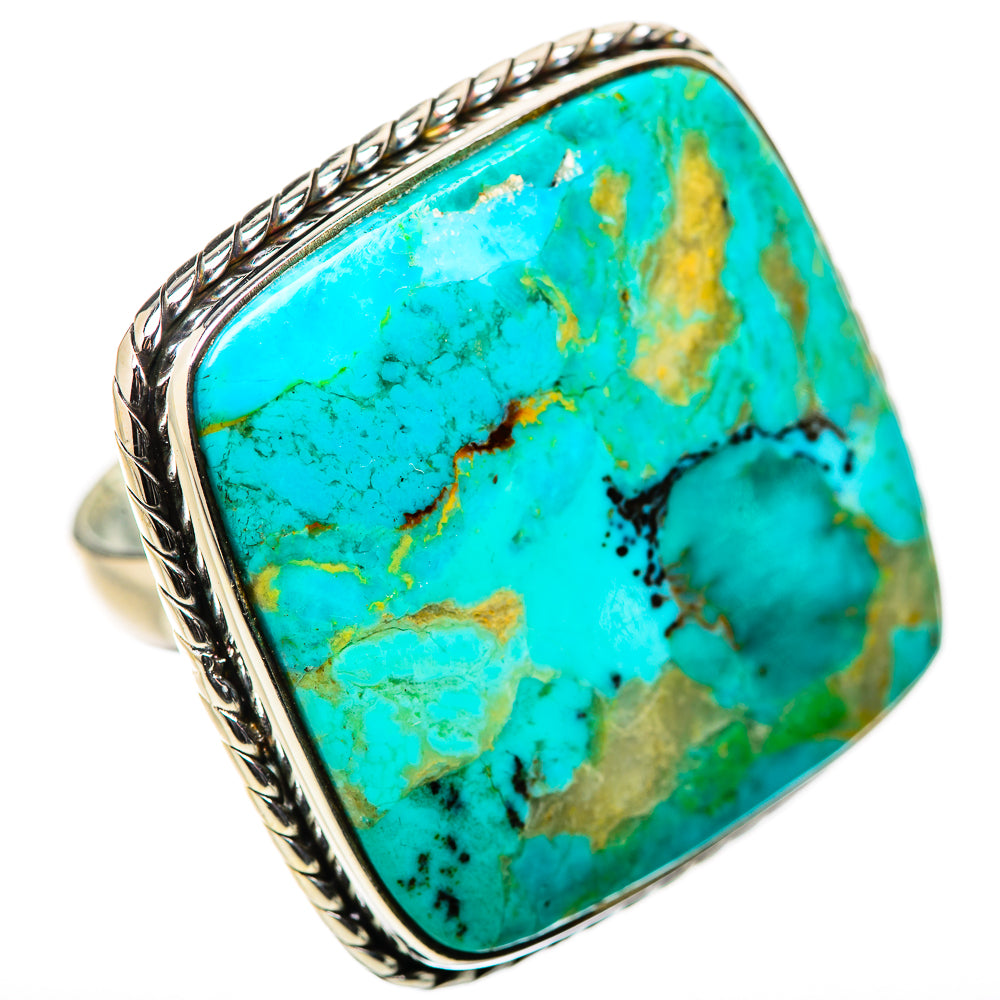 Chrysocolla Rings handcrafted by Anasilvercos - RING131710 - Photo 2