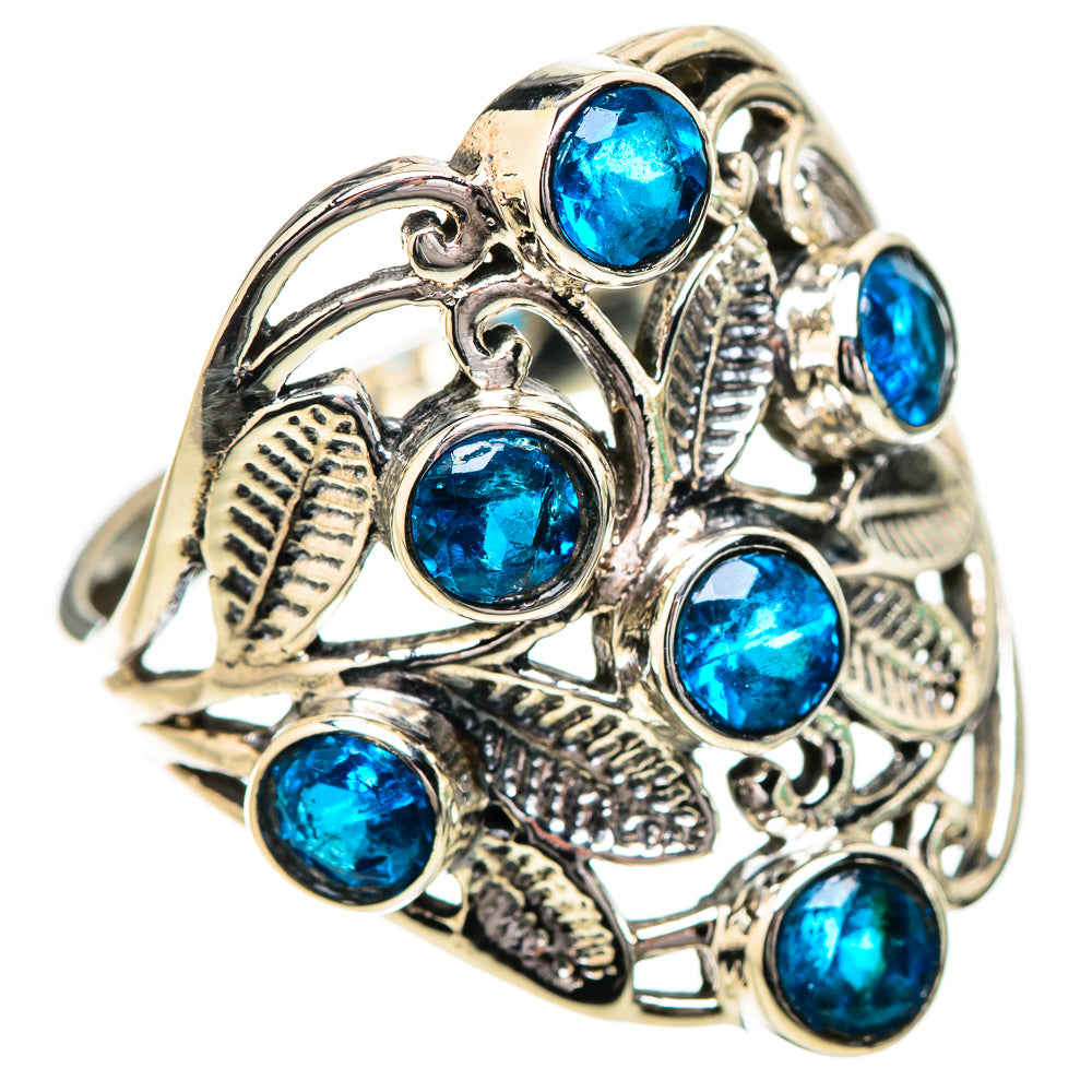 Swiss Blue Topaz Rings handcrafted by Anasilvercos - RING131779 - Photo 2
