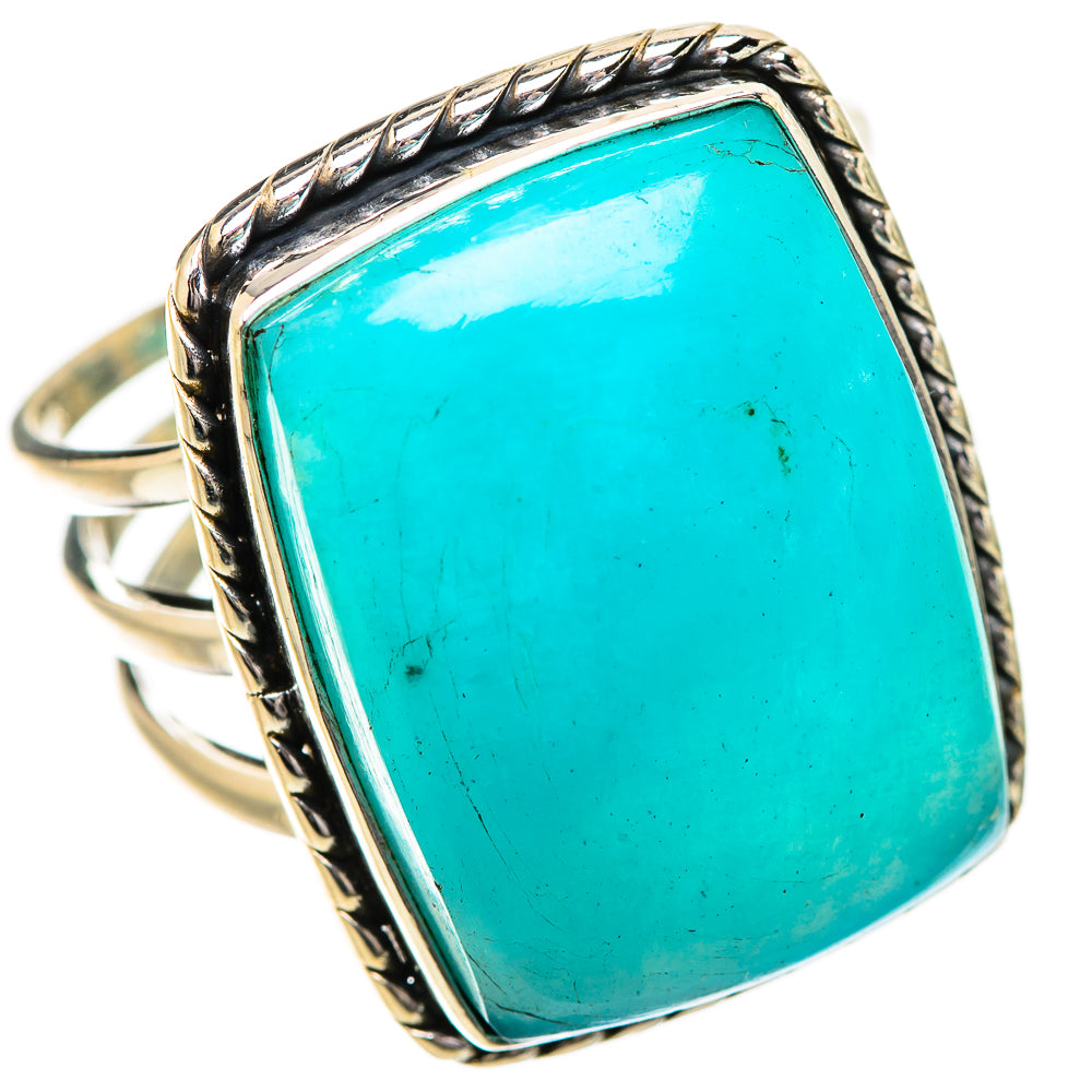 Amazonite Rings handcrafted by Anasilvercos - RING131829 - Photo 2